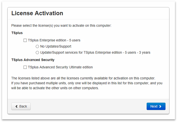 tsplus advanced security key