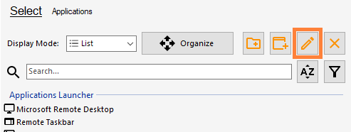 AdminTool Applications Edit Application Button