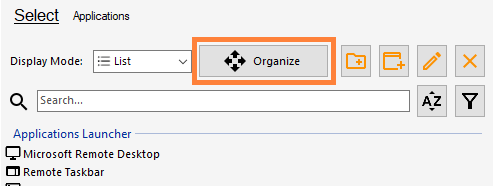 AdminTool Applications Remove Application Button