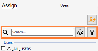 AdminTool Applications Search Sort Filter Users