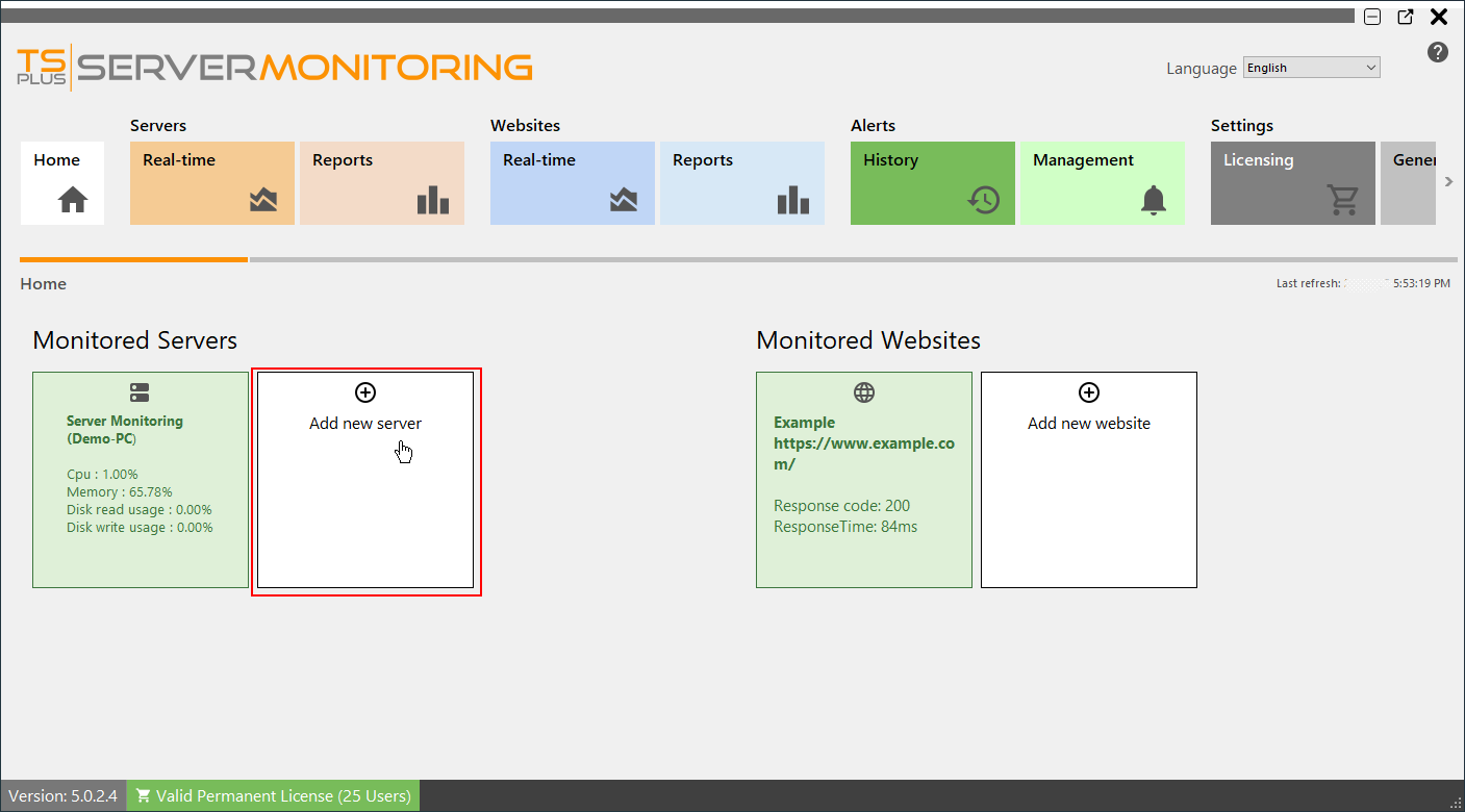 Servers Management Screenshot 4